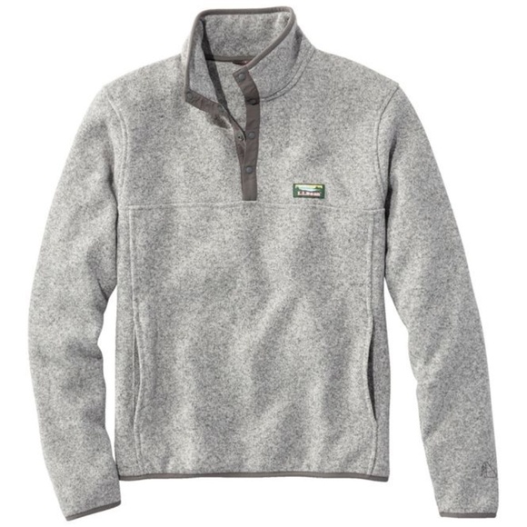Men's L.L.Bean Sweater Fleece Pullover-Item 298050 LARGE Reg - Picture 1 of 4